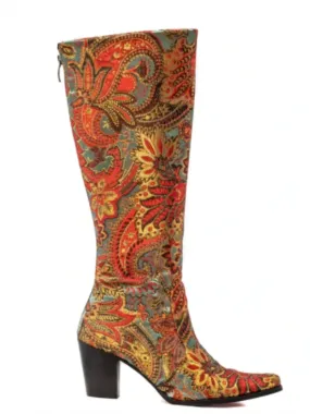 Comfortable Heel Counter Versatile Wear Naples Tall Boots In Multi