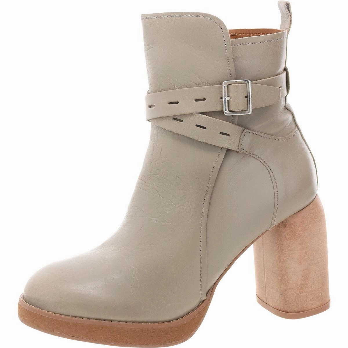 Natesa Womens Zipper Leather Mid-Calf Boots Eco Material Cold Climate