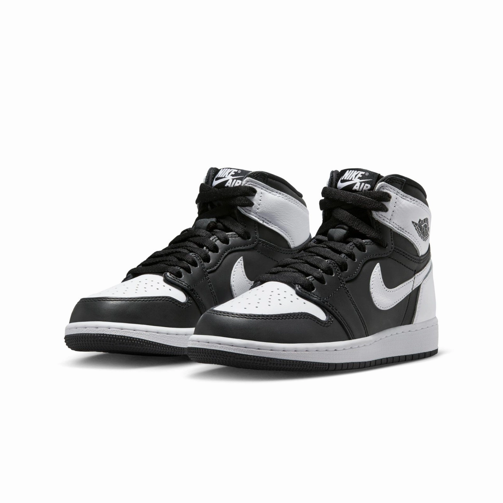 Air Jordan 1 Retro High OG "Black White" GS Kids Shoes FD1437-010 Quality
