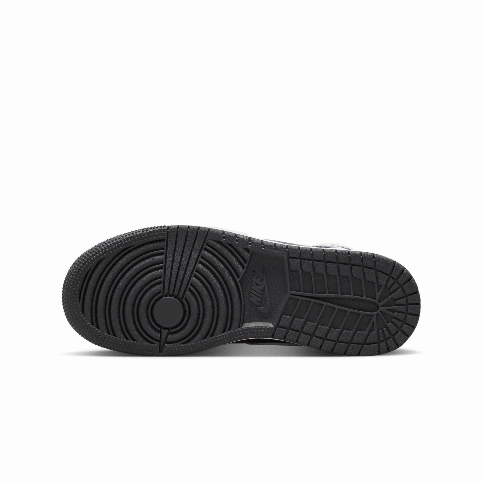 Elastic Collar Padding Agility Step Air Jordan 1 Retro High OG "Black White" GS Kids Shoes FD1437-010