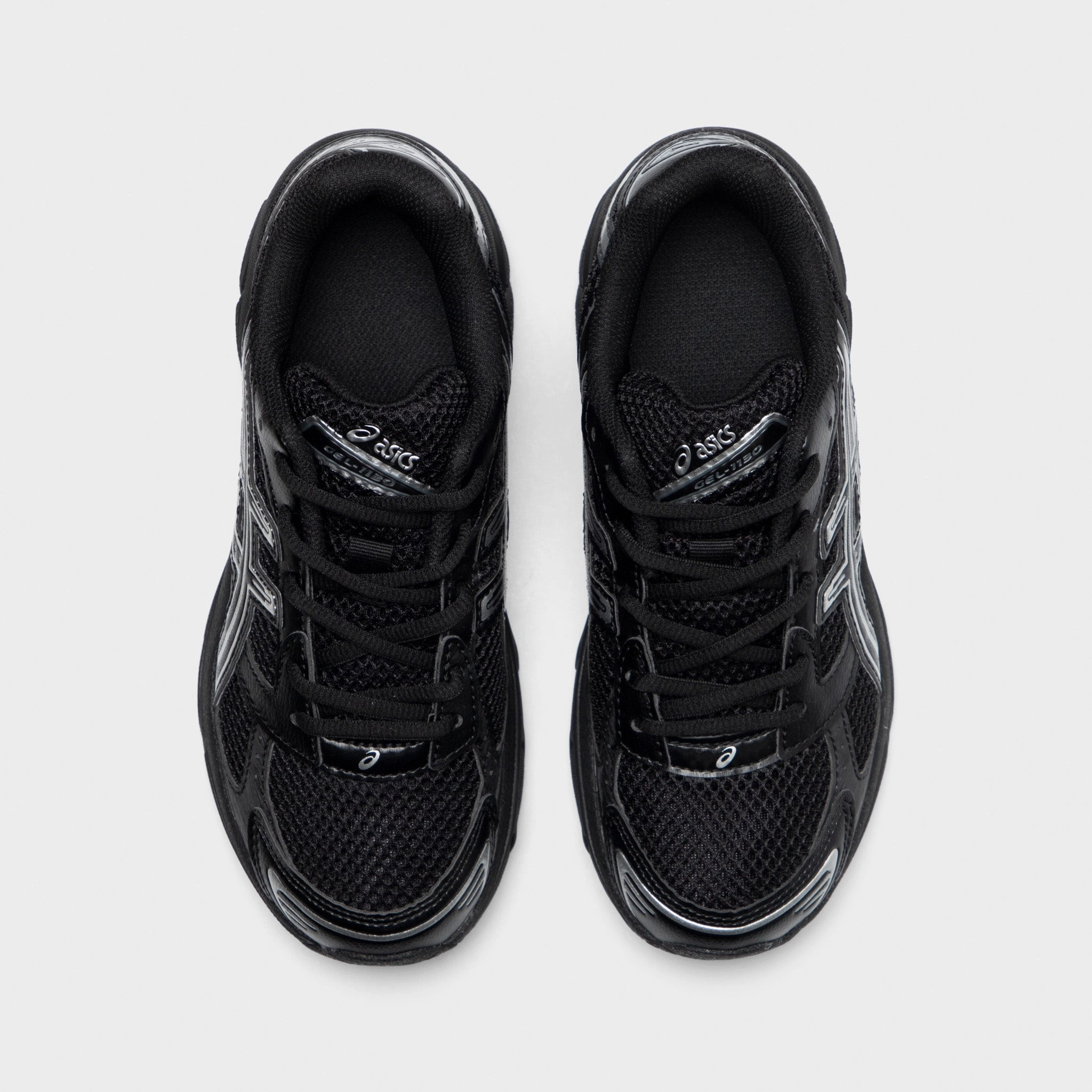 ASICS Gel-1130 GS Black / Pure Silver Elastic Cuff Weekend Trips