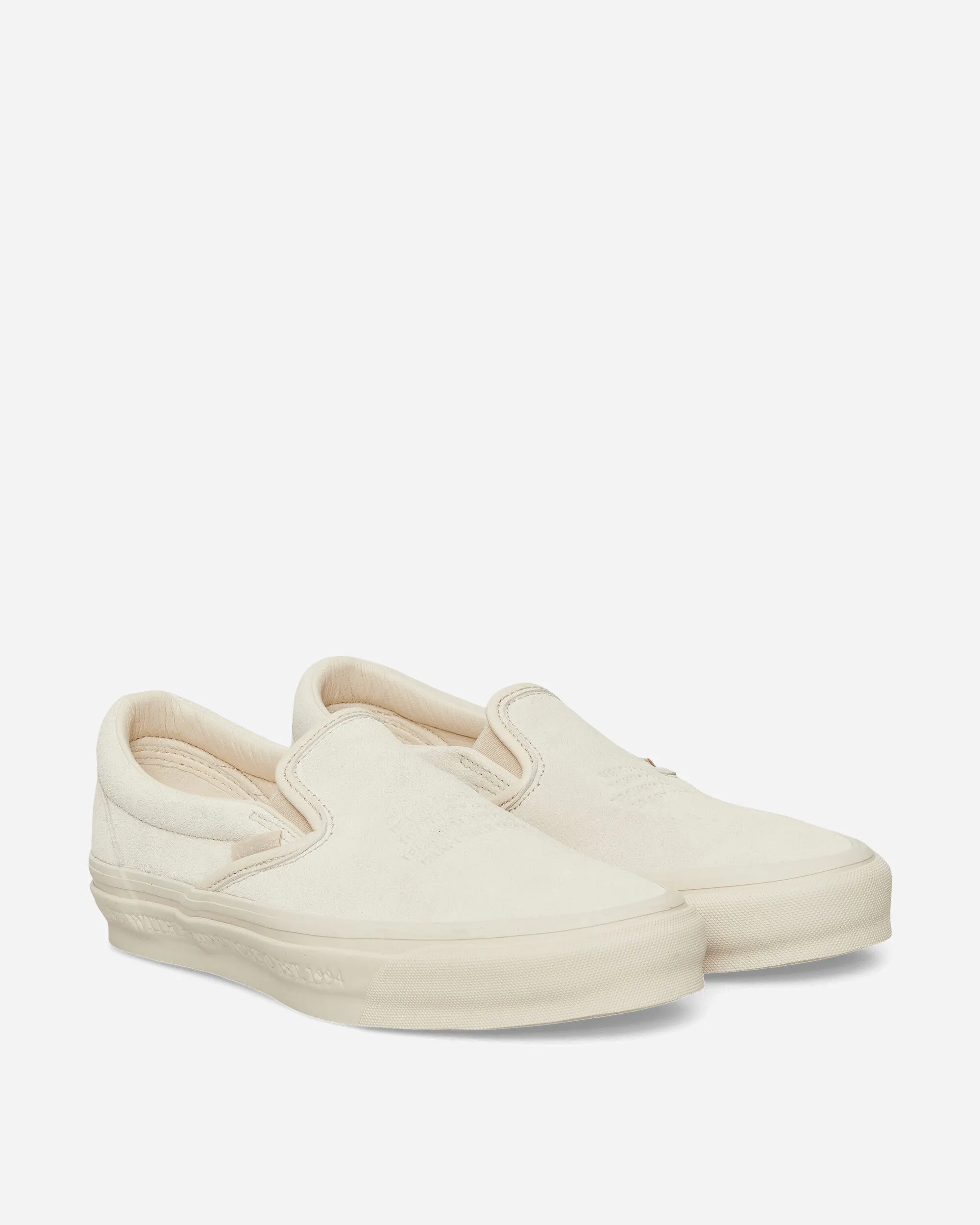 Neighborhood Slip-On 98 Sneakers Natural Recycled Rubber