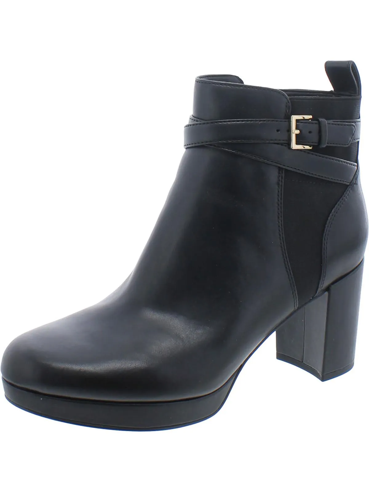 Durable Shell Weekend Camping Protective Finish Windy Weather Nella Womens Leather Block Heel Ankle Boots