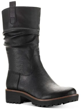 Nelliee Womens Lug Sole Zipper Mid-Calf Boots Ski Lodge