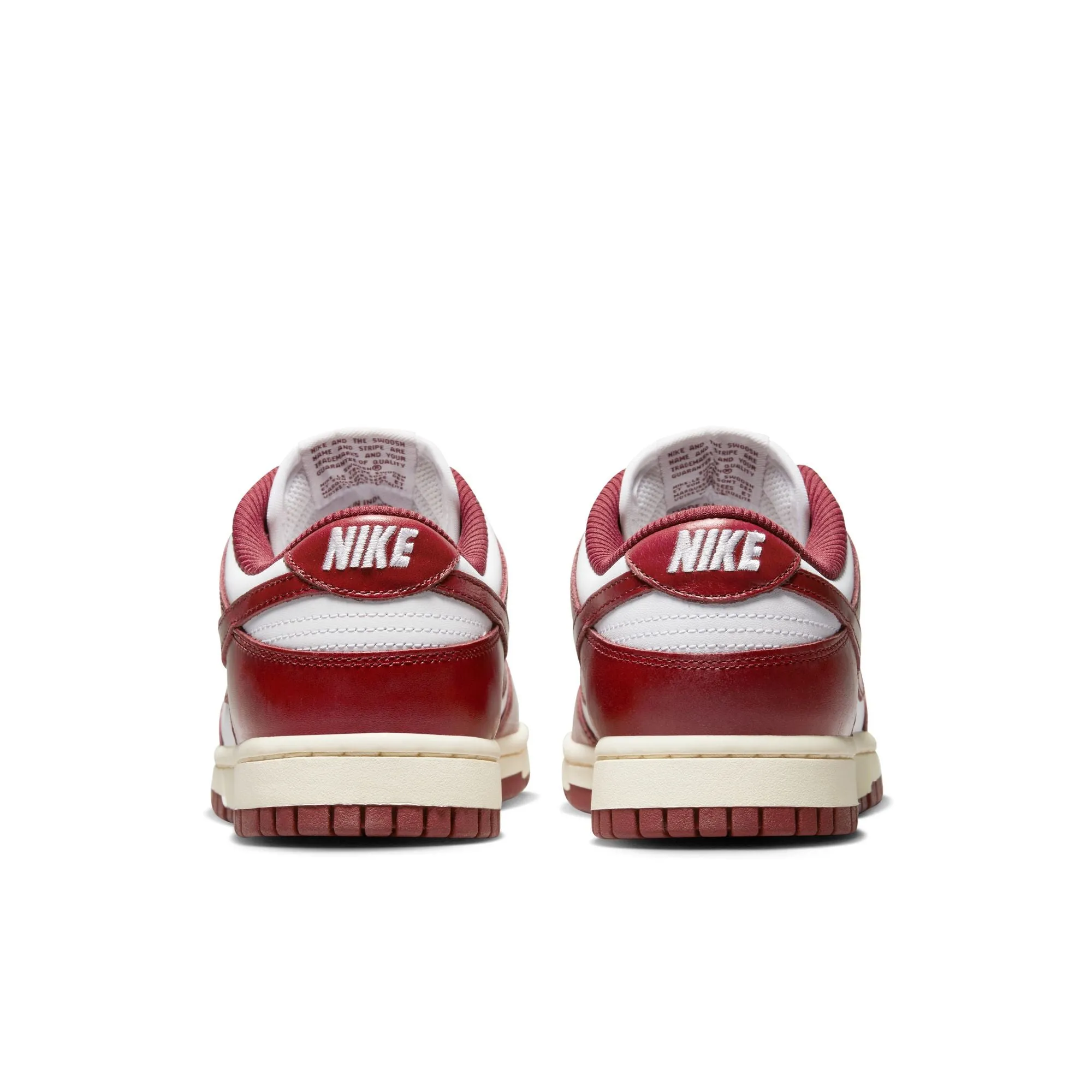 Cloud Feel Minimalist Layered Design Womens Nike Dunk Low Premium 'Vintage Red'