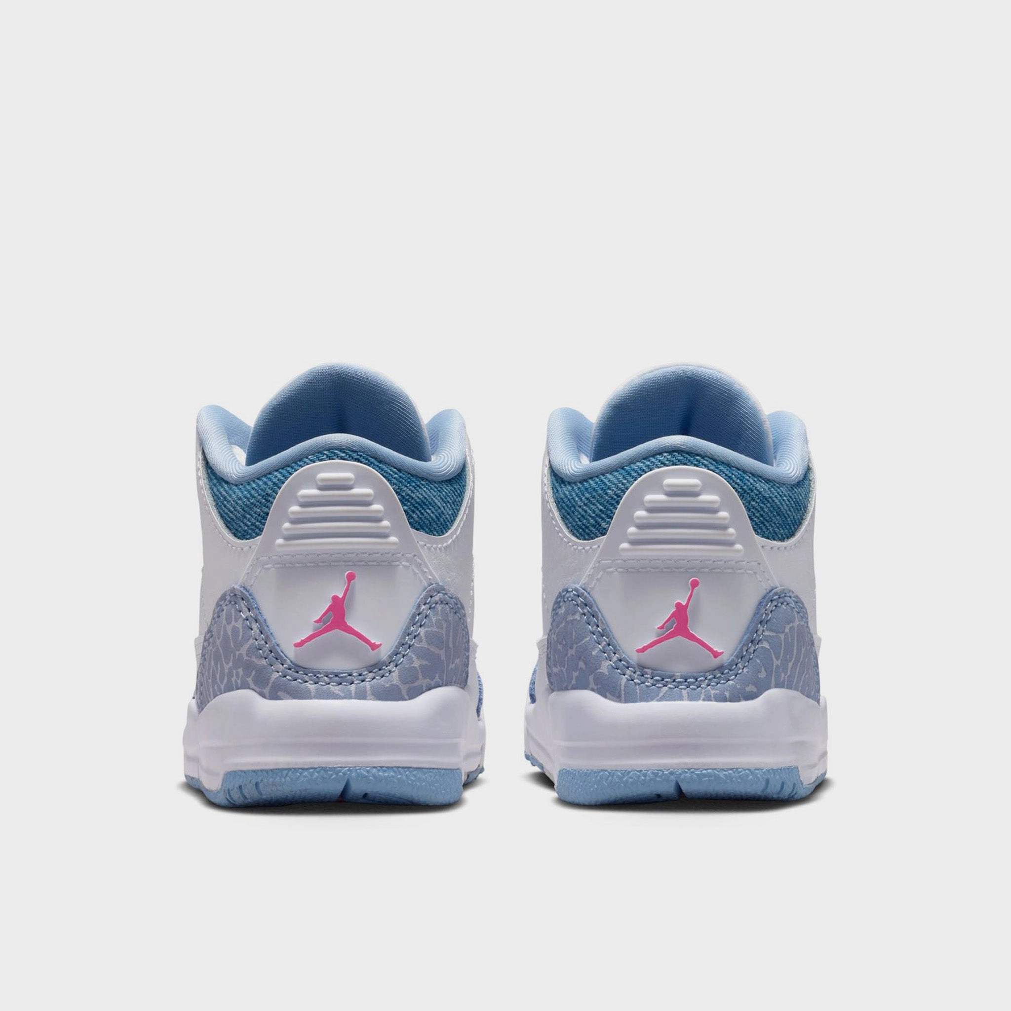 Soft GelCushion Jordan 3 Retro TD White / Pink Glow - Cobalt Bliss