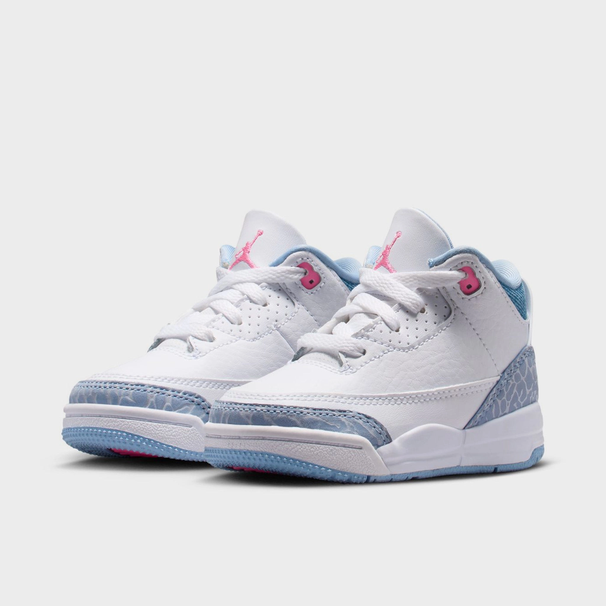 Jordan 3 Retro TD White / Pink Glow - Cobalt Bliss Self Drive Calm Mind