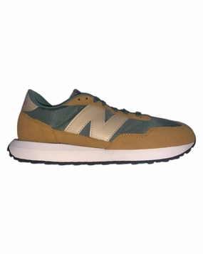 New Balance 237 - Green / Tan / Cream Clean Structure Foot Arch
