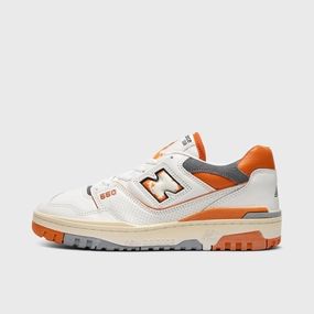 New Balance 550 White / Red - Grey High Performance Rolling Motion Engineered