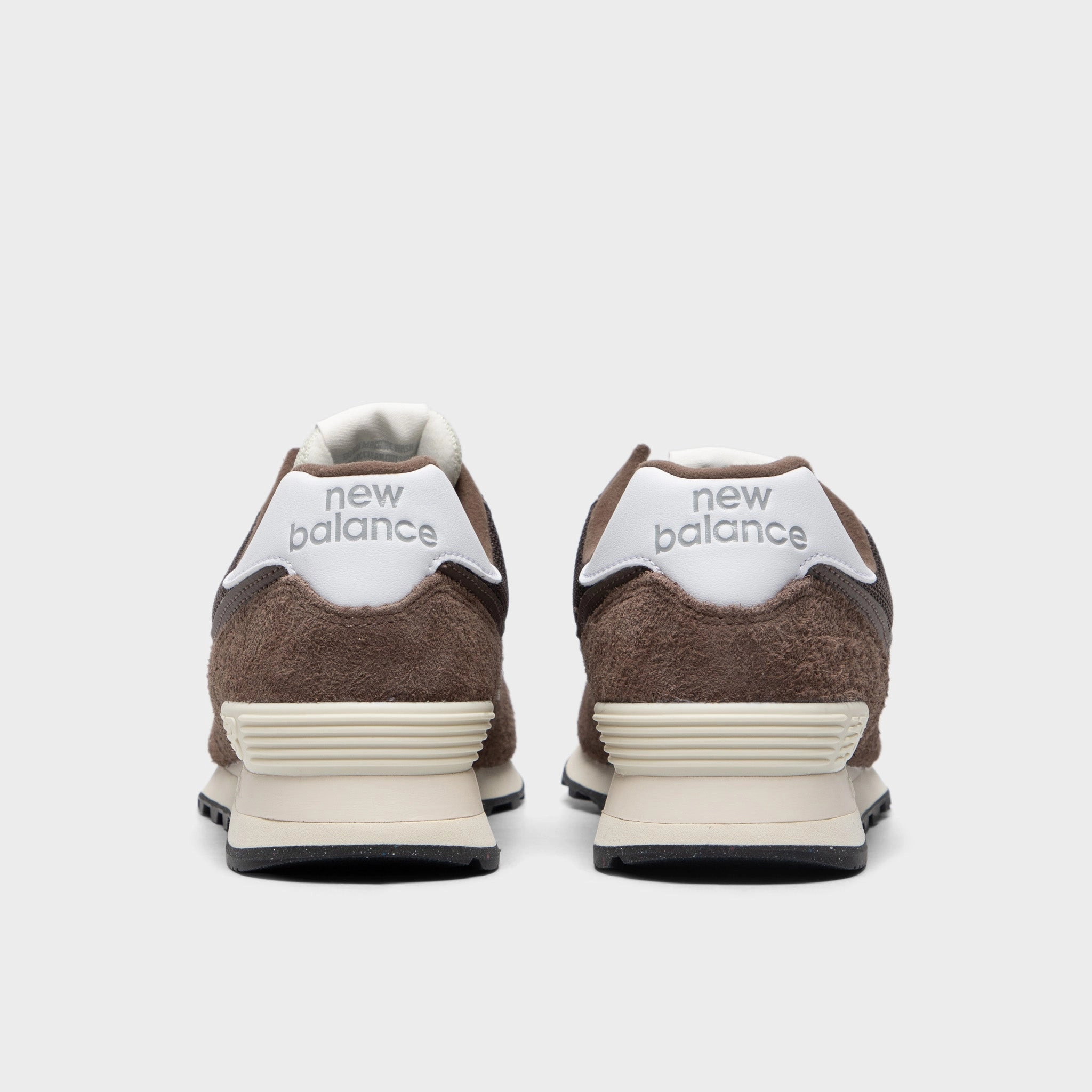 Comfortable Foot Mobility New Balance 574 Brown / White