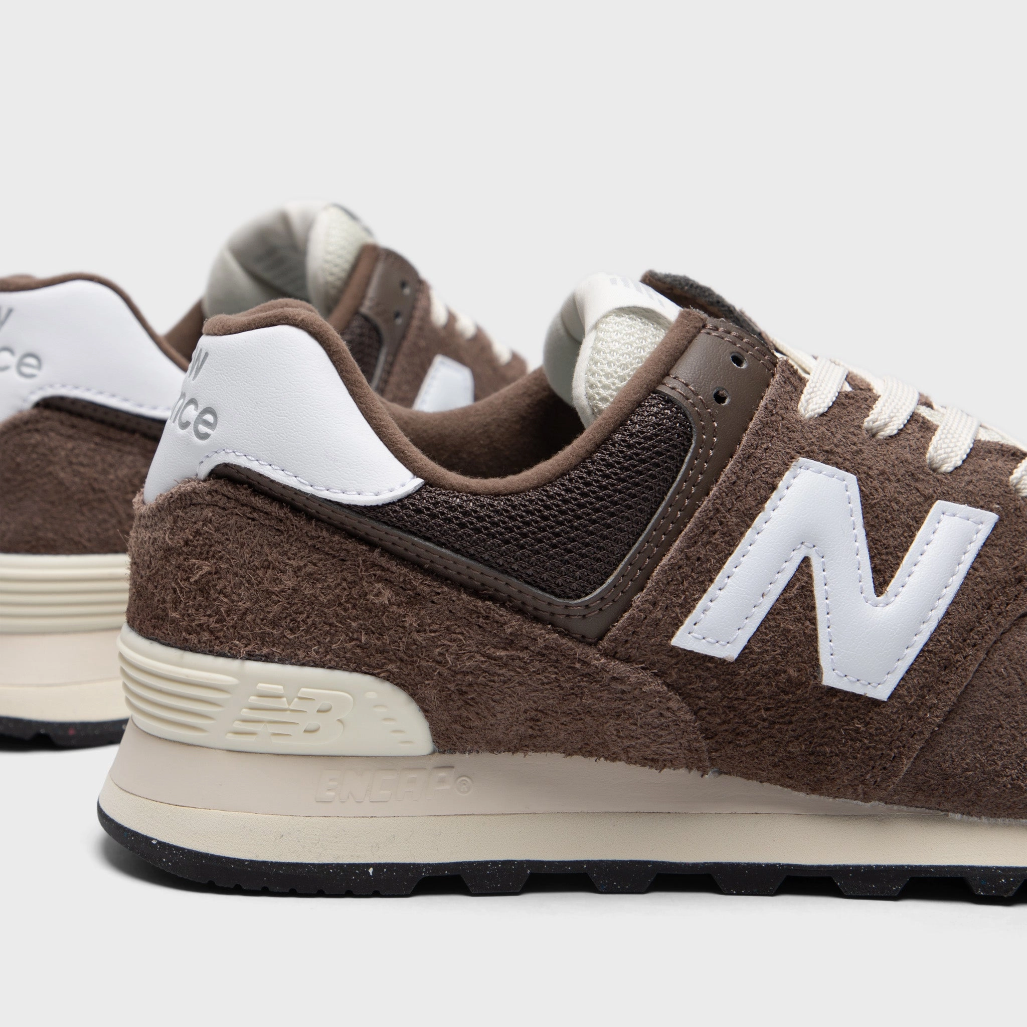 New Balance 574 Brown / White hydration summer - appropriate