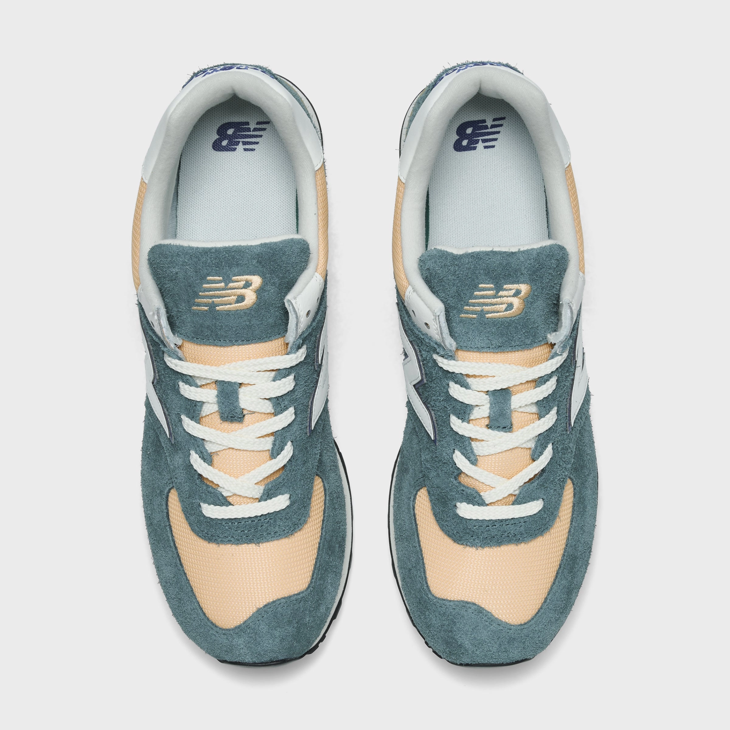 New Balance 574 New Spruce / Peach Blossom wide - fit - for - wide - feet shoes goal - setting