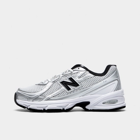 New Balance 740 White / Silver Metallic Reliable Performance Cushioned Ankle
