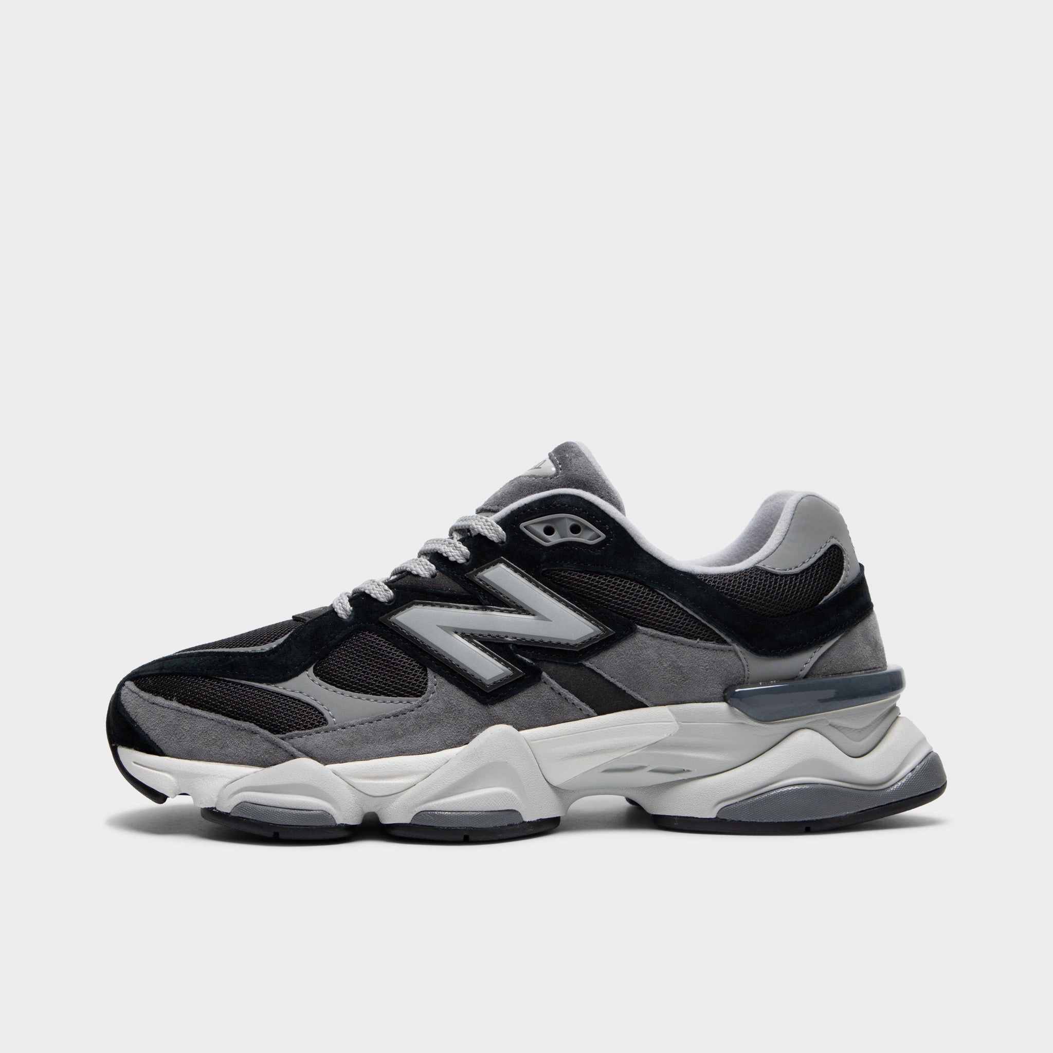 adjustable lacing shoes New Balance 9060 Black / Grey