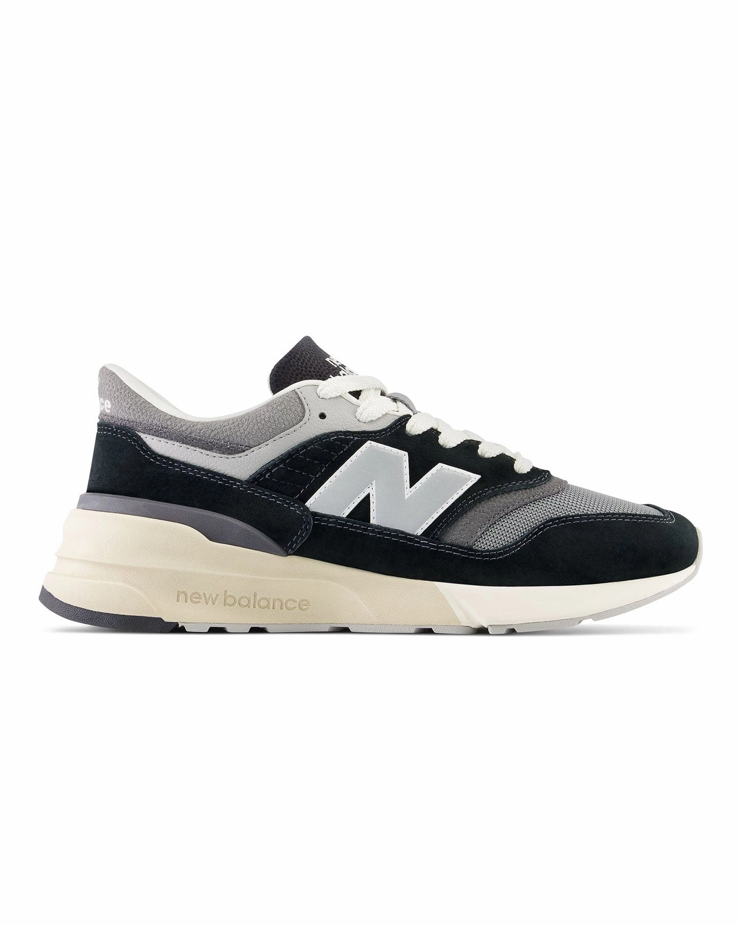 New Balance 997R - Black / Grey Durable Lace System City Runner