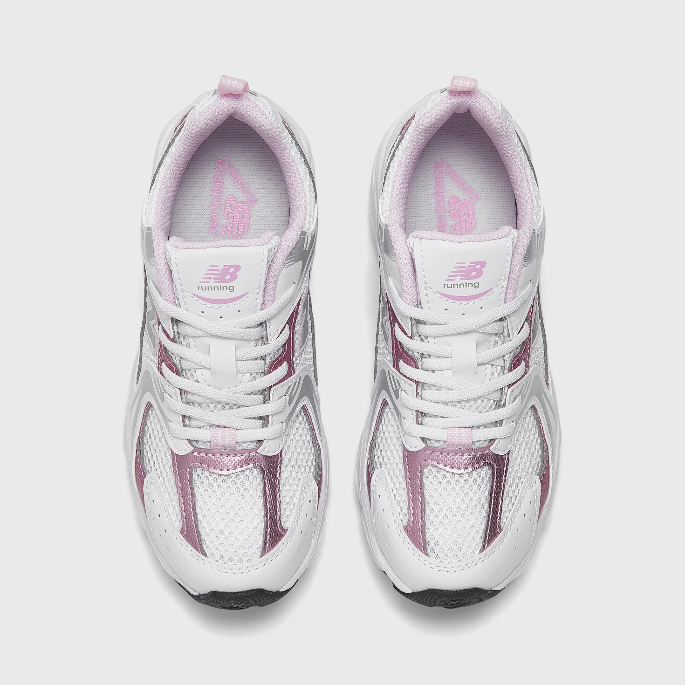 low - profile shoes unstable - surface shoes New Balance Children's 530 White / Pink Sugar
