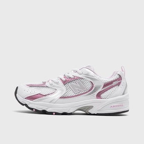 New Balance Children's 530 White / Pink Sugar Flexibility