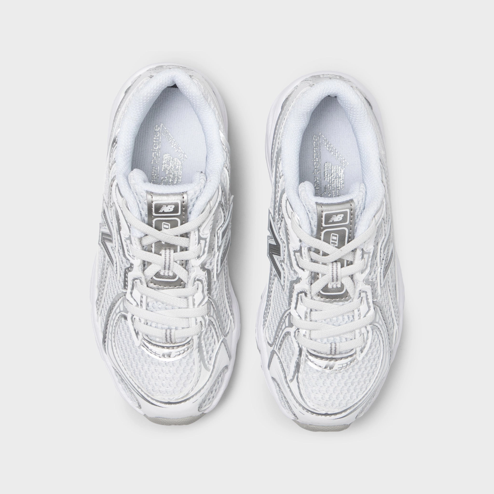 New Balance Children's 740 White / Silver Metallic hip - hop dance shoes Dynamic Performance