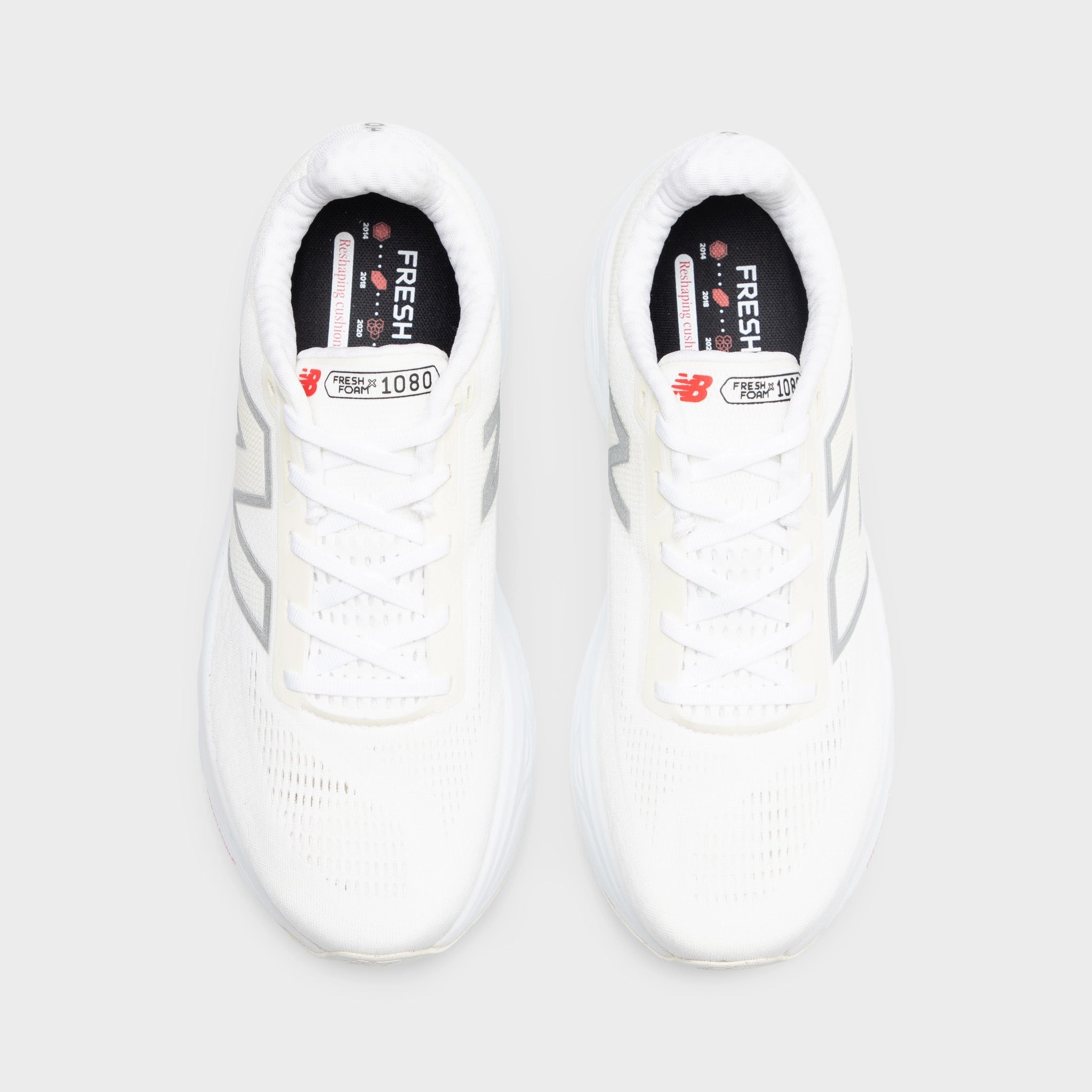 New Balance Fresh Foam X 1080v14 White / Silver breathable - lining - material shoes daily runner shoes