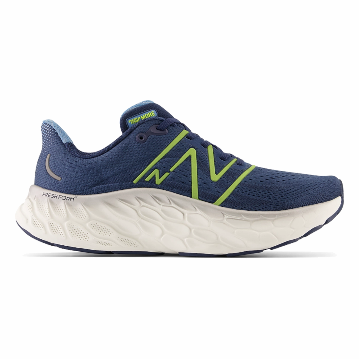 Casual New Balance Fresh Foam X More V4 - Navy - Cosmic Pineapple - Heritage Blue
