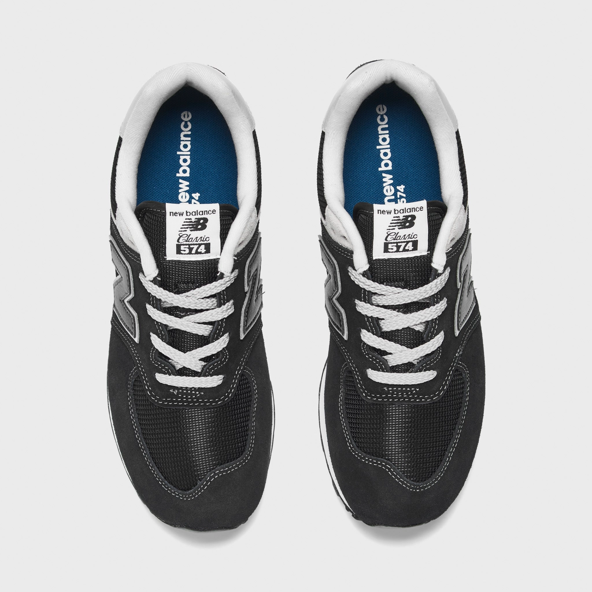 moisture - wicking footwear New Balance GC574EVB Black / White