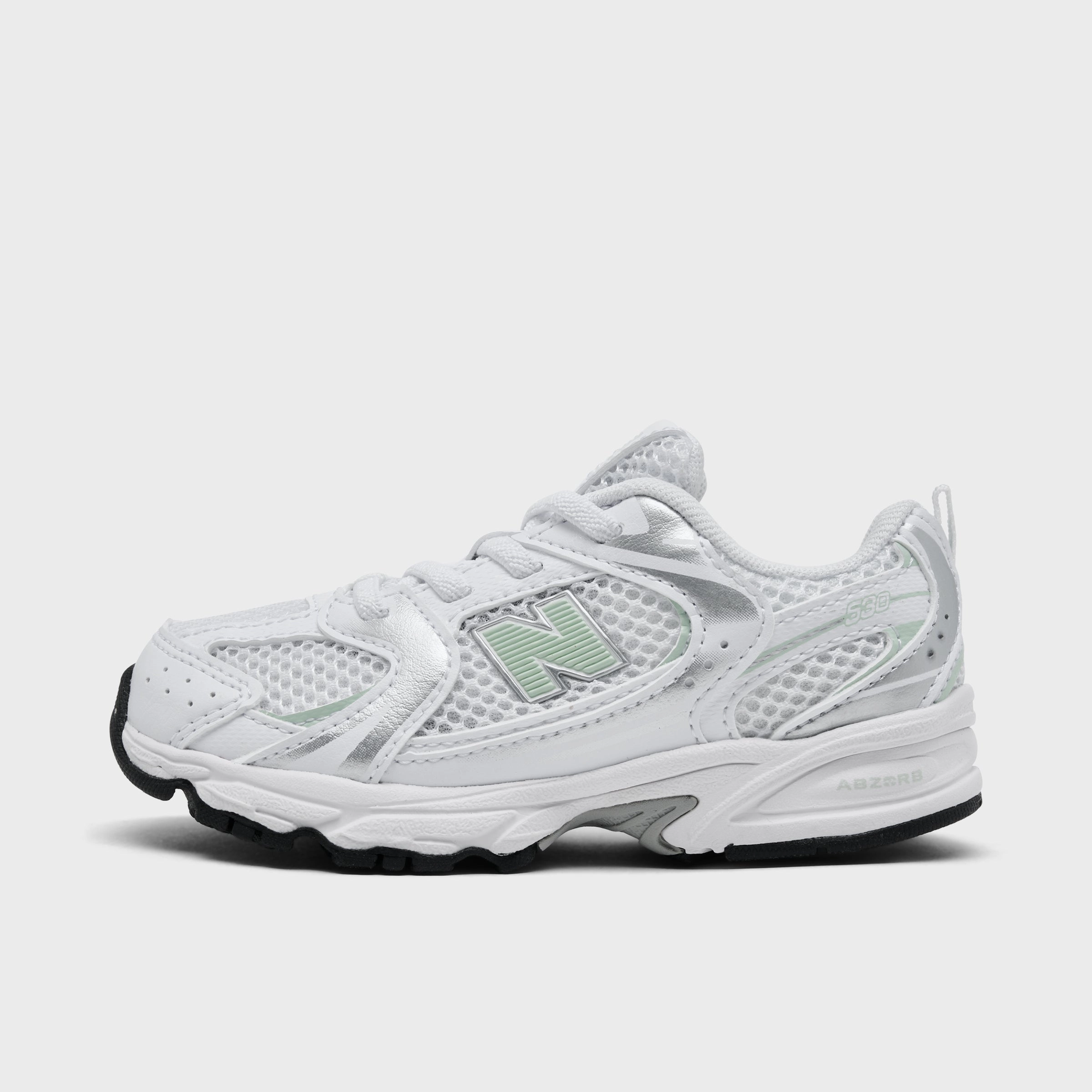 New Balance Infants' 530 White / Silver Fast - paced