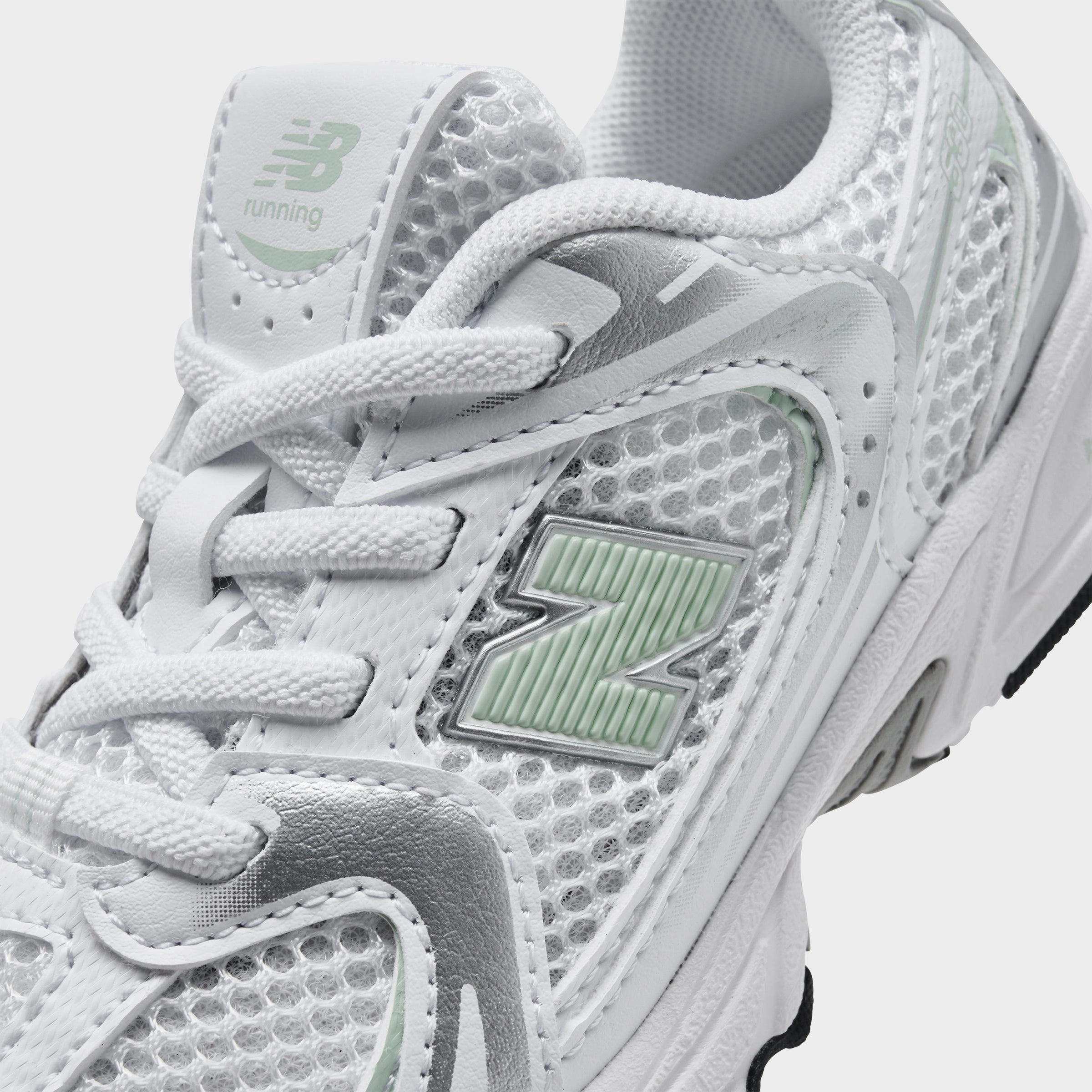 New Balance Infants' 530 White / Silver short - term use shoe convenience running in adventure races shoes