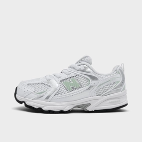 New Balance Infants' 530 White / Silver Fast - paced