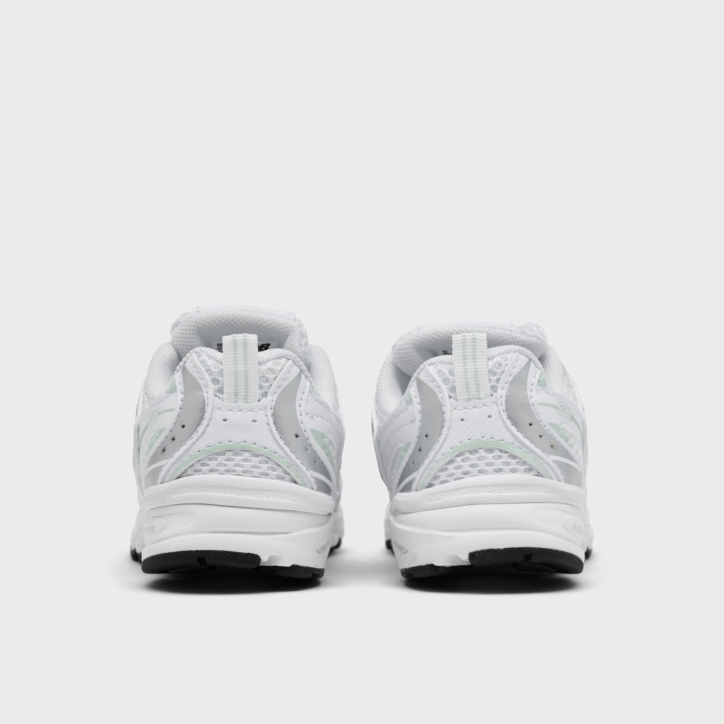 running in different terrains New Balance Infants' 530 White / Silver