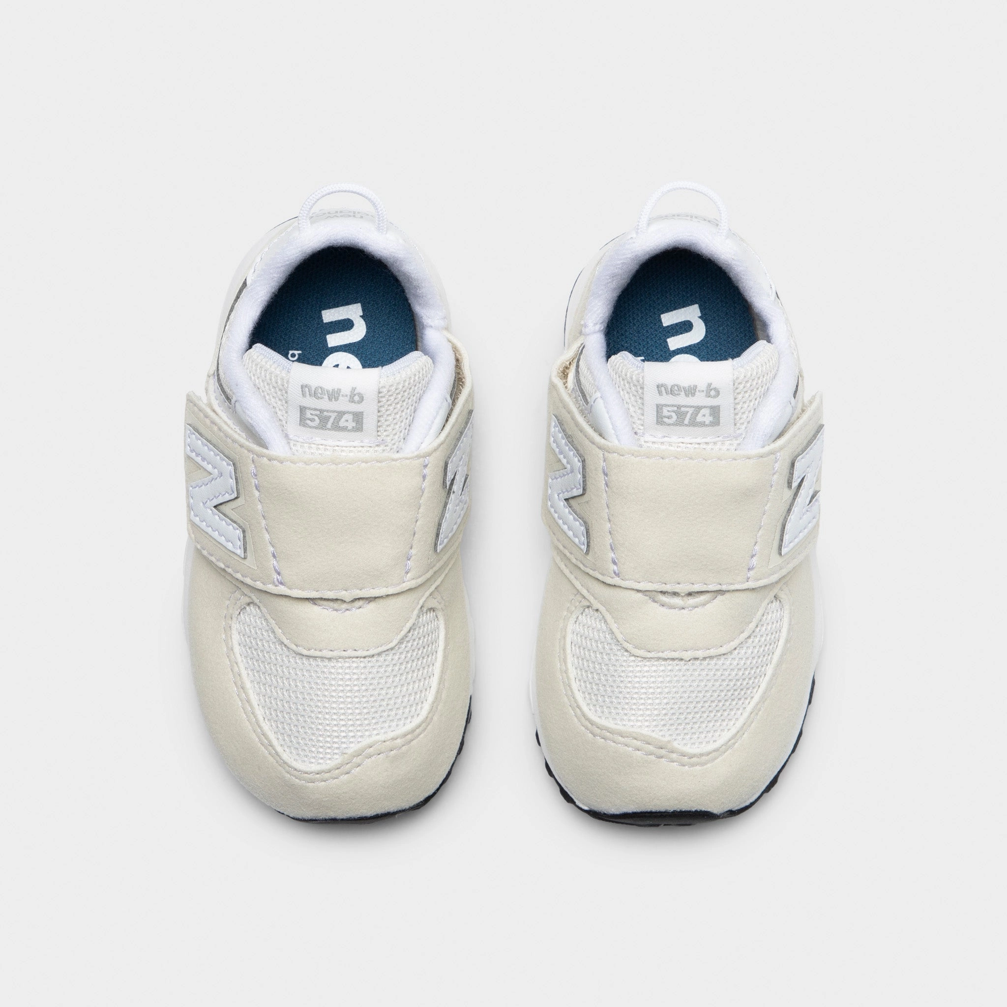 New Balance Infants' 574 Nimbus Cloud / White road runner shoes travel - friendly