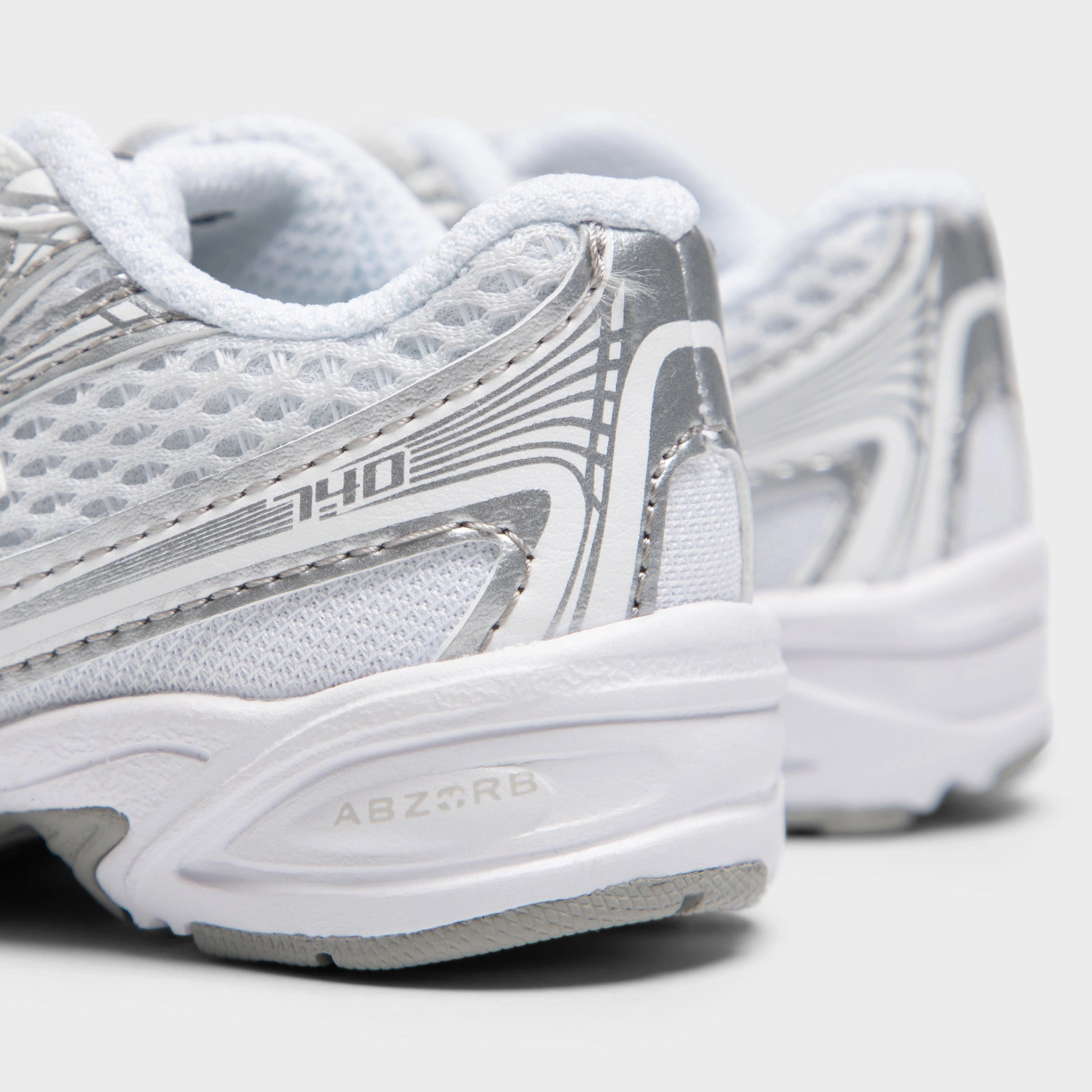 Design-led New Balance Infants' 740 White / Silver Metallic