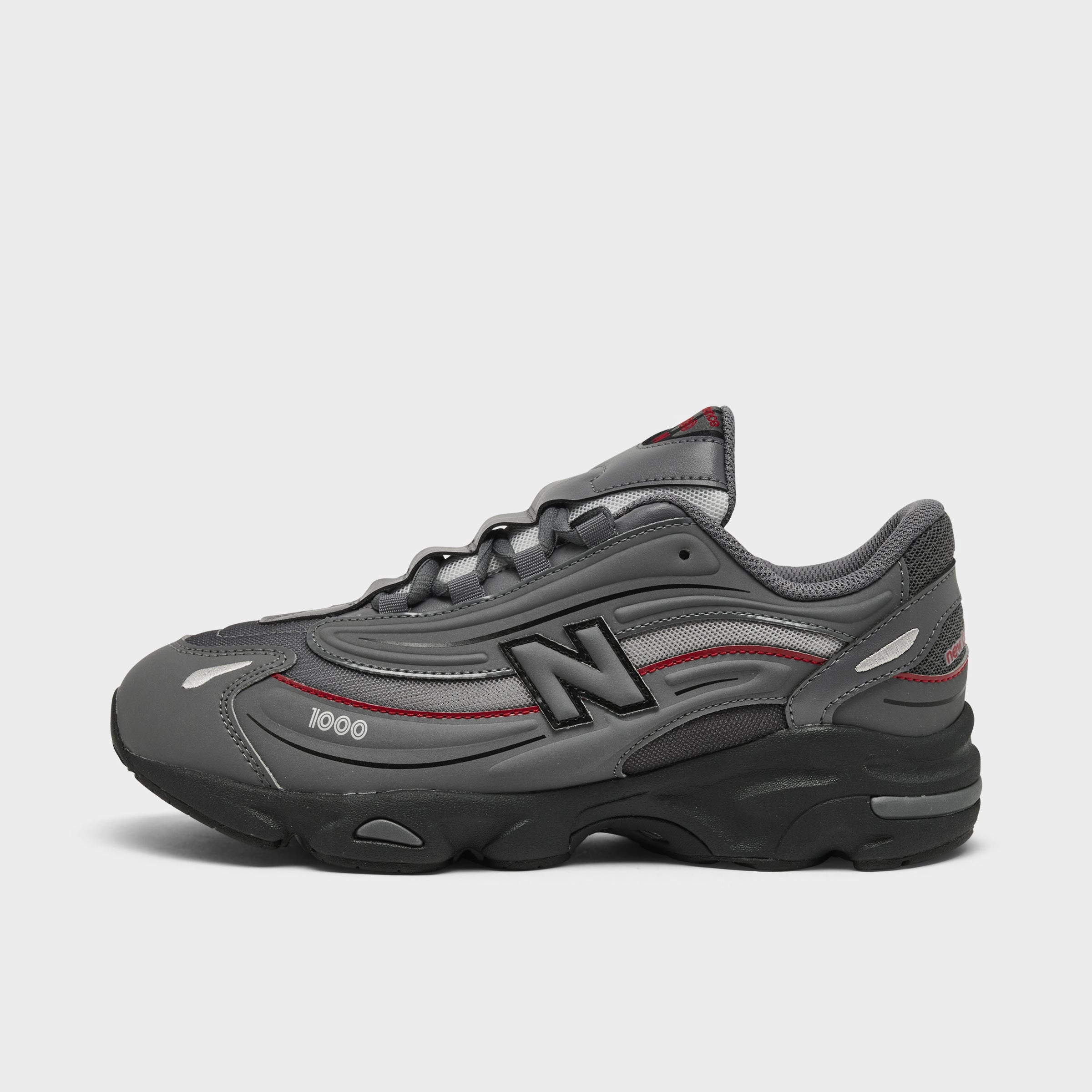 customized shoes synthetic strength New Balance Juniors' 1000 Castlerock / Team Red