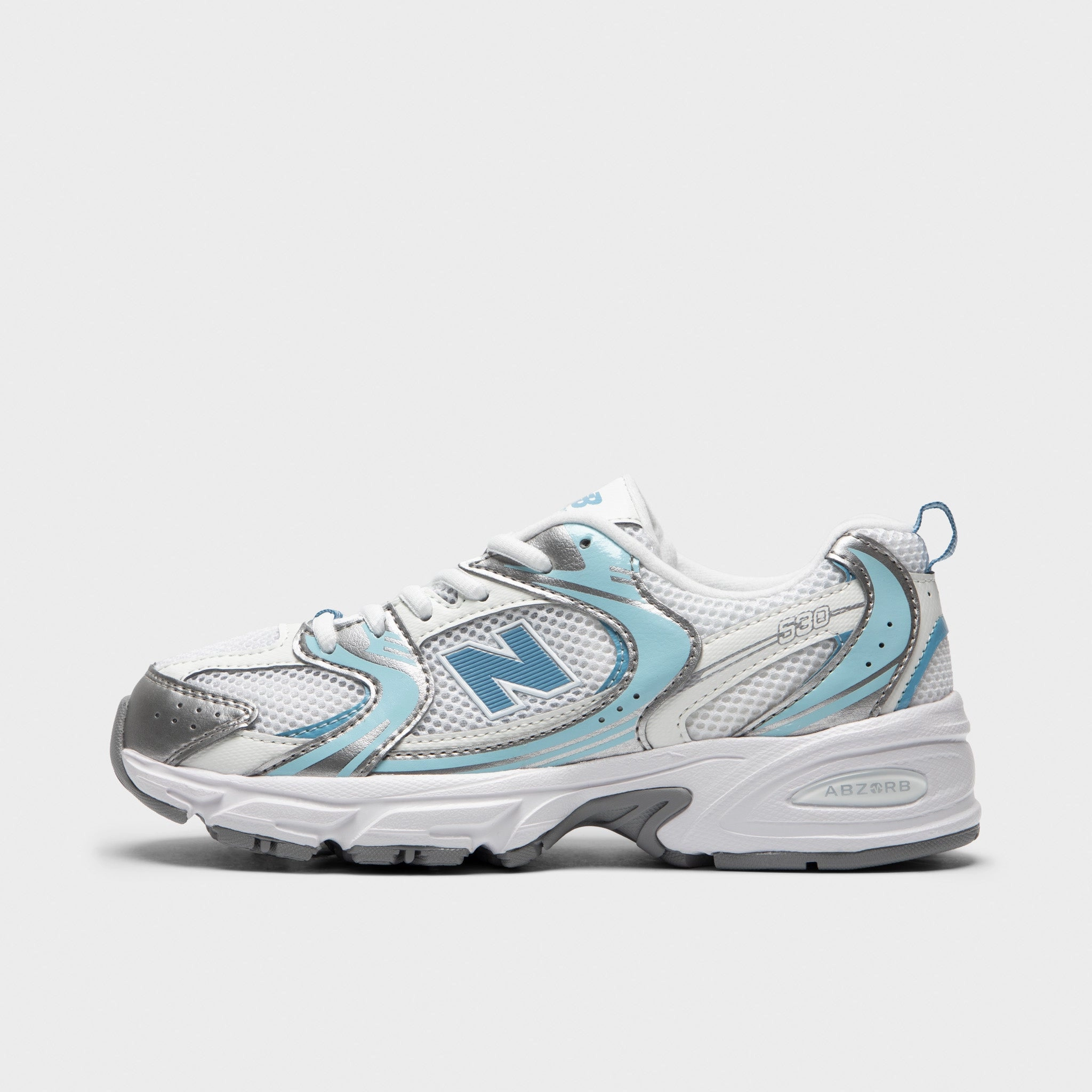 New Balance Juniors' 530 Sea Salt / Still Water Regular Fit