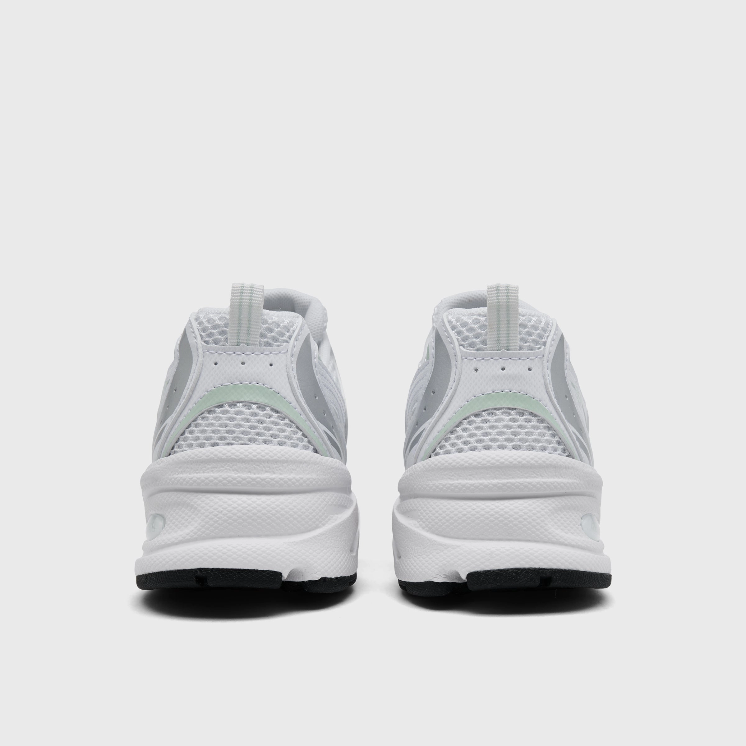 New Balance Juniors' 530 White / Silver running on concrete shoes fall running shoes