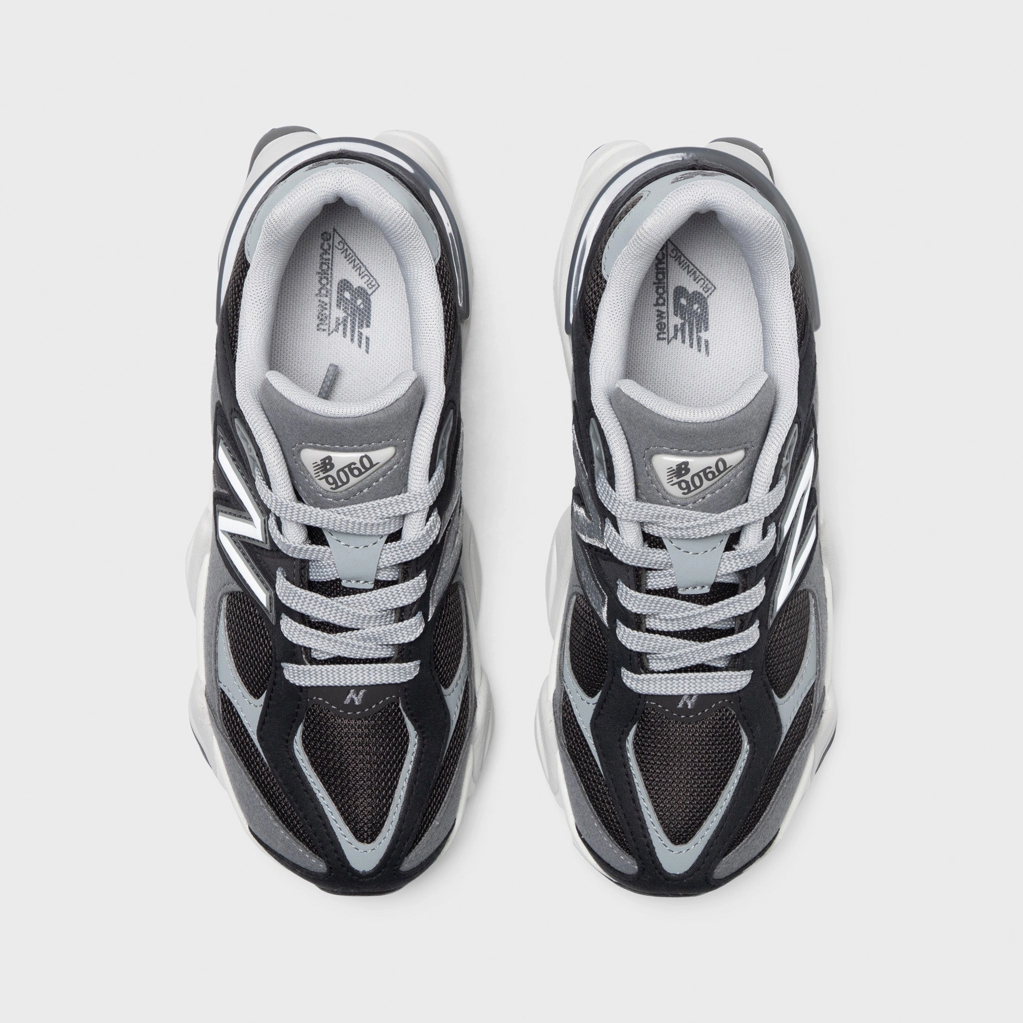 New Balance Juniors' 9060 Black / Castlerock AntiFriction
