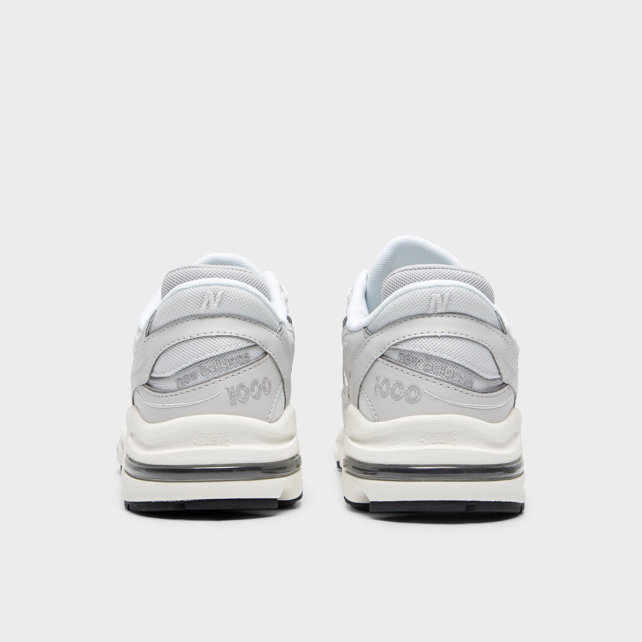 New Balance M1000 Grey / Grey fade - resistant single - density sole shoes