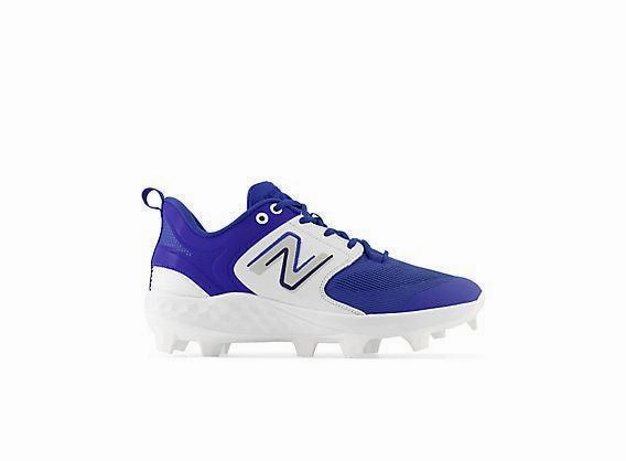 New Balance Men's Fresh Foam 3000 V6 Molded Baseball Cleats - Royal Blue with White - PL3000B6 long - lasting