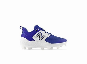 New Balance Men's Fresh Foam 3000 V6 Molded Baseball Cleats - Royal Blue with White - PL3000B6 Fitness Tracker Compatibility