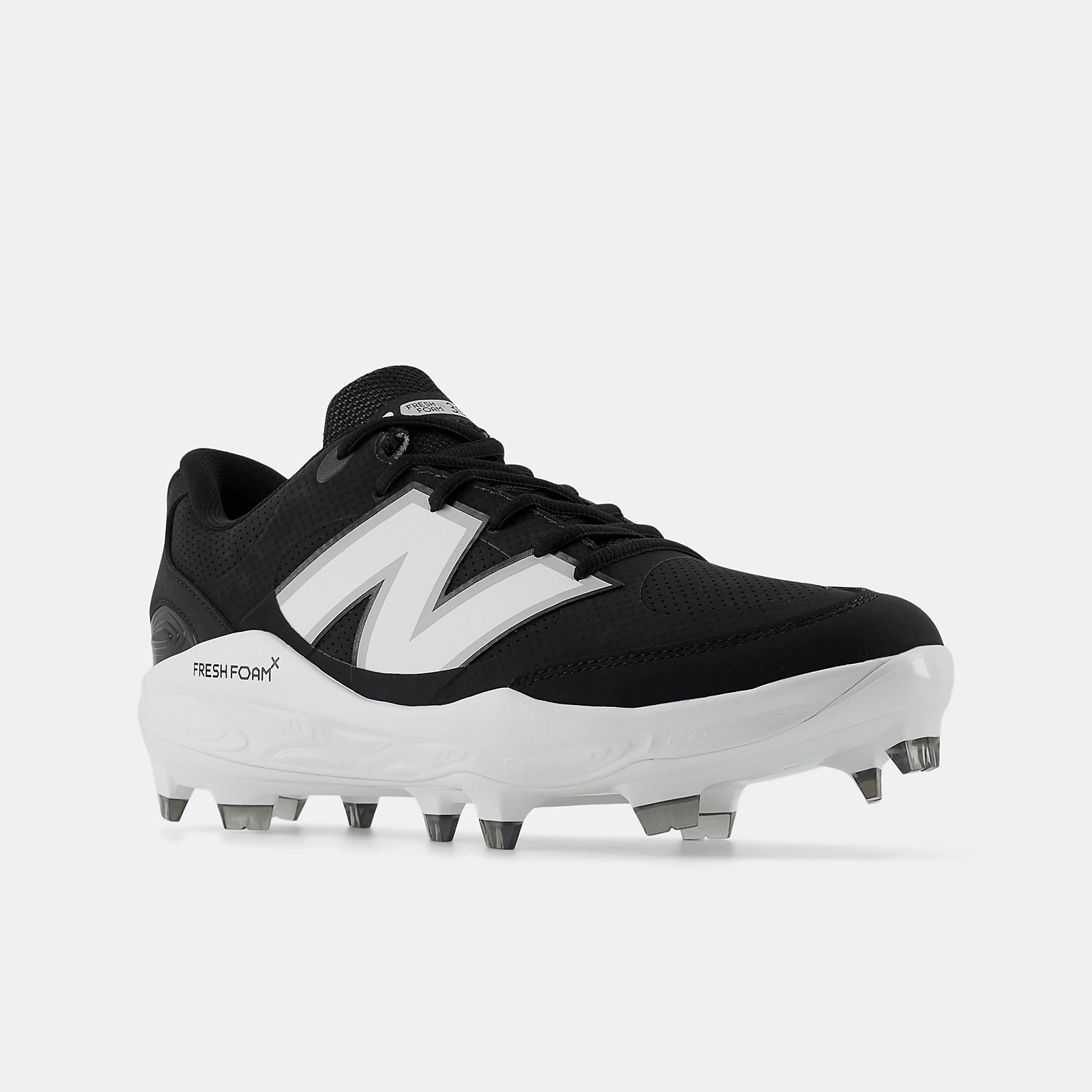New Balance Men's Fresh Foam 3000 v7 Synthetic Molded Baseball Cleats - Black - PL3000S7 packable running shoes