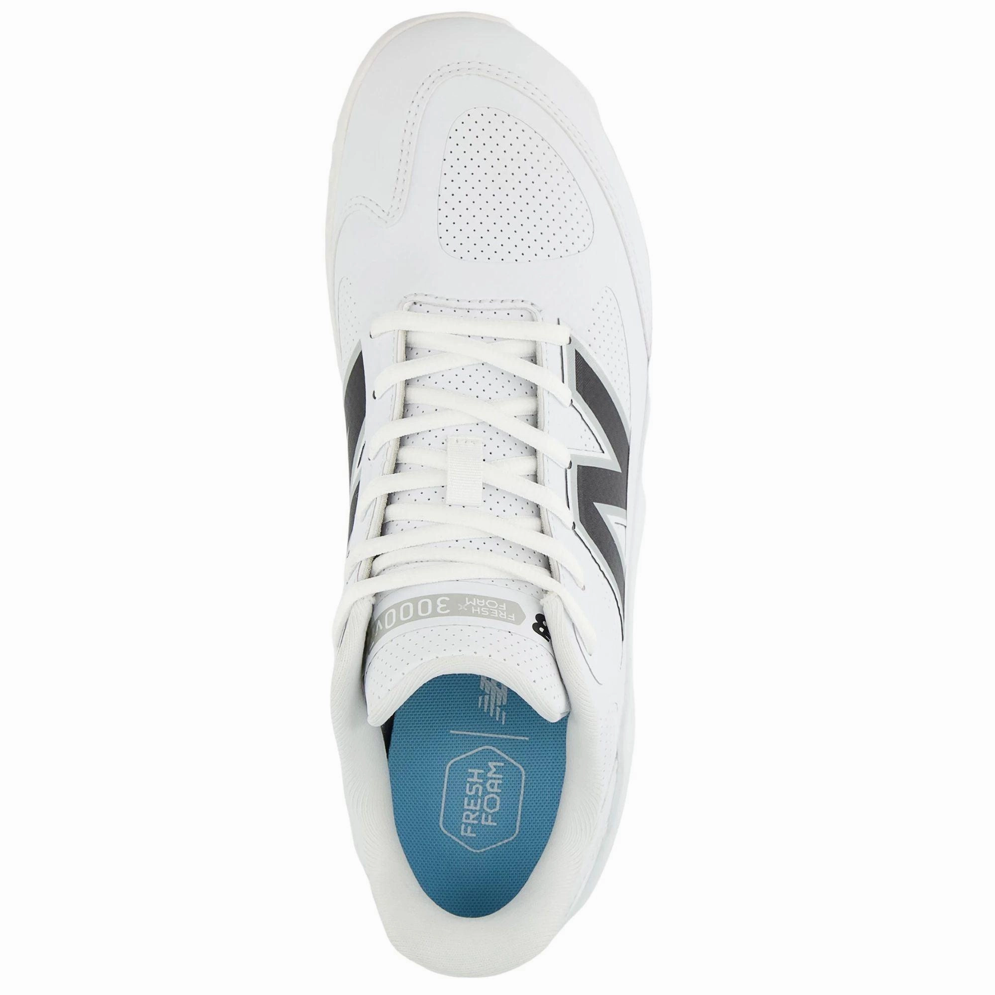 New Balance Men's Fresh Foam 3000 v7 Synthetic Turf Baseball Shoes - White - T3000SW7 Good Arch Support
