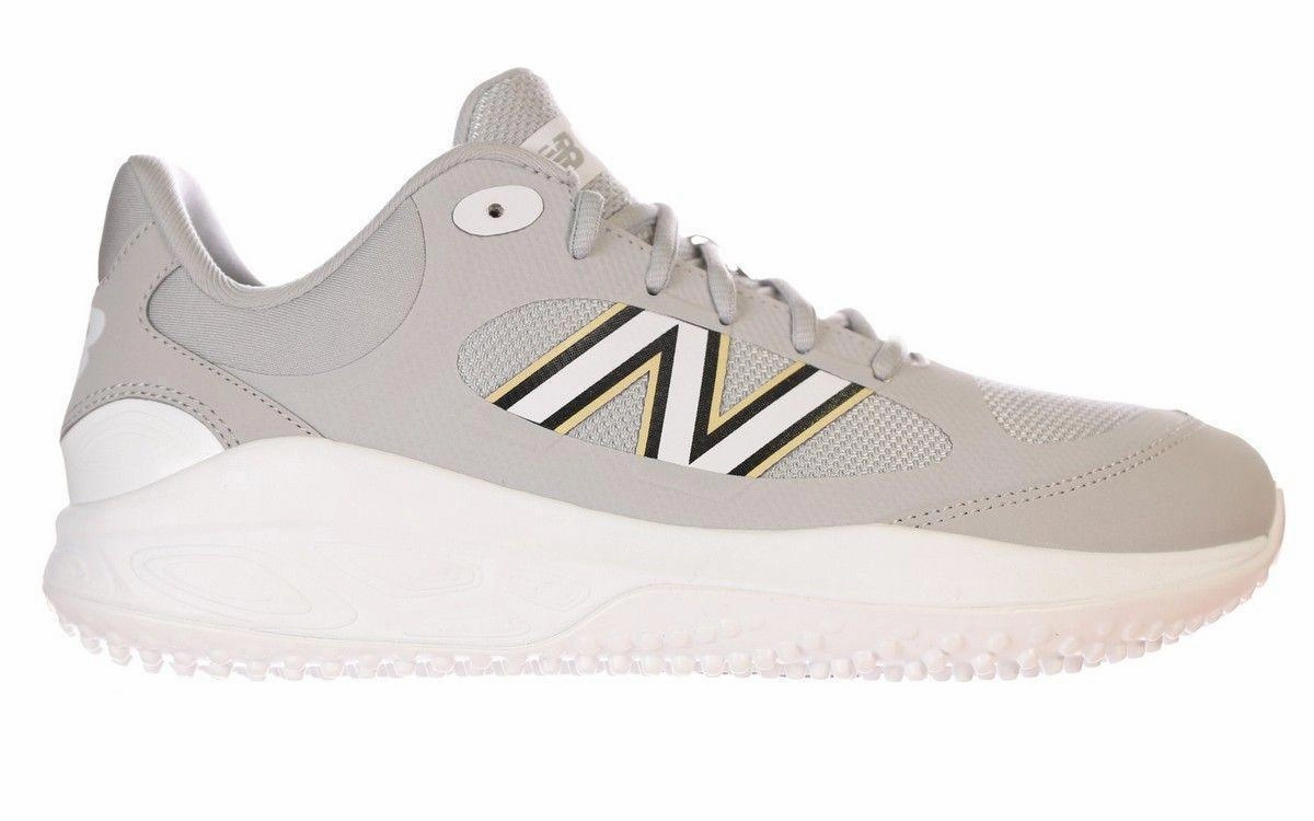 New Balance Men's Fresh Foam 3000 v7 Turf Baseball Shoes - Grey Raincloud - T3000TG7 running in fall synthetic - upper - durability shoes