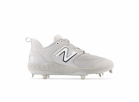 running for a way to stay creative vertical - design shoes New Balance Men's Fresh Foam X 3000 V6 Metal Baseball Cleats - Grey with White - L3000TG6