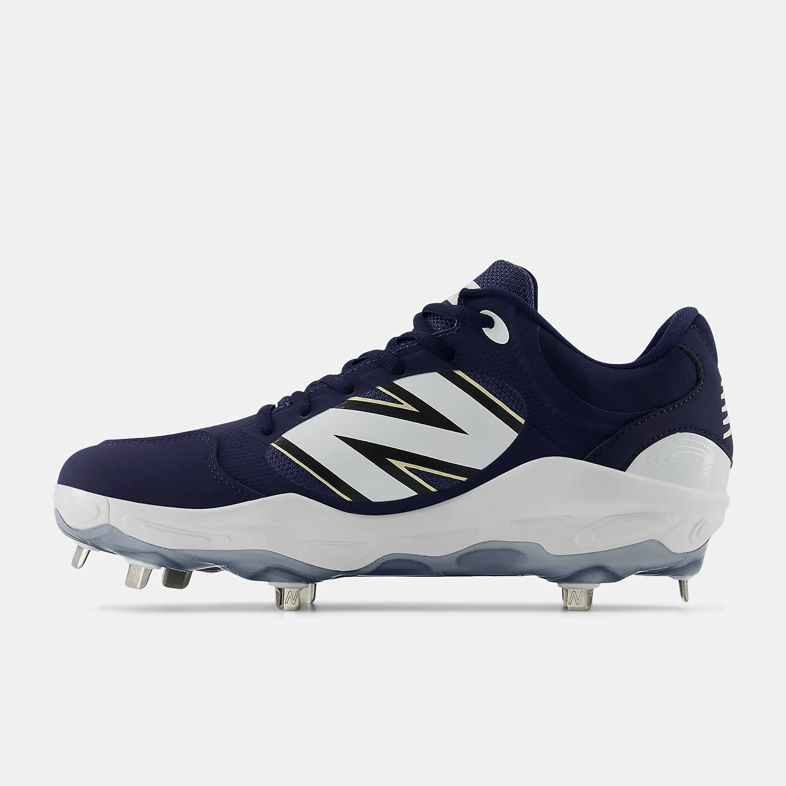 shoe width advanced shoes New Balance Men's Fresh Foam X 3000 v7 Metal Baseball Cleats - Navy - L3000TN7