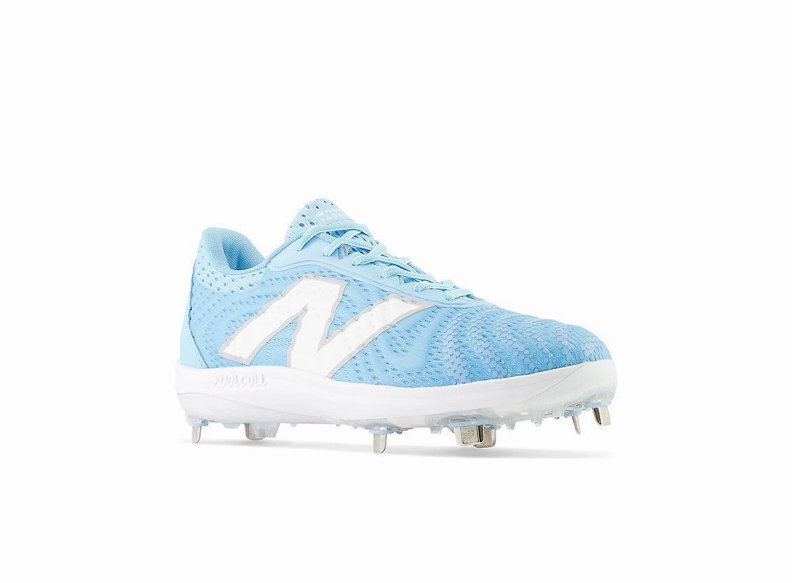 New Balance Men's FuelCell 4040 V7 Metal Baseball Cleats - Sky Blue / White - L4040SD7 Good Grip jogging shoe add - ons