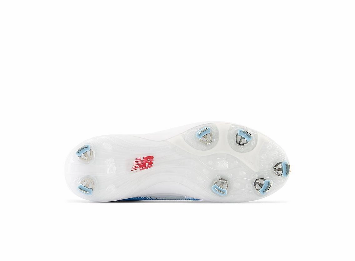 indoor running footwear New Balance Men's FuelCell 4040 V7 Metal Baseball Cleats - Sky Blue / White - L4040SD7