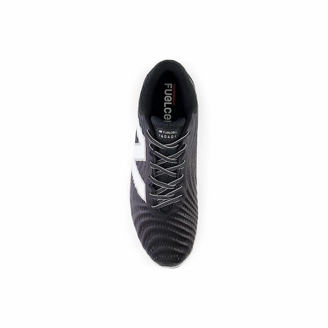 New Balance Men's FuelCell 4040 V7 Molded Baseball Cleats - Black / Optic White - PL4040K7 Gravel Terrain