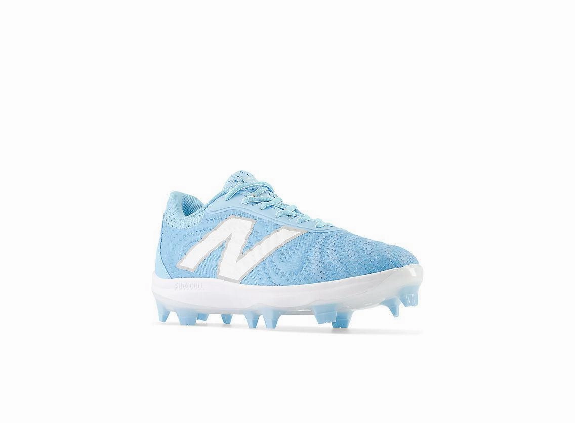 Design-led concept adjustable footwear New Balance Men's FuelCell 4040 V7 Molded Baseball Cleats - Sky Blue / White - PL4040C7