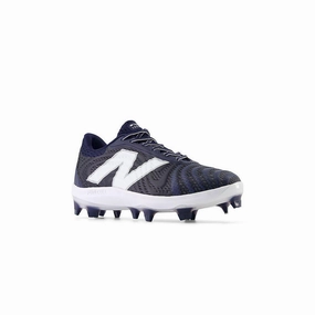 Performance - fabric geometric - design shoes New Balance Men's FuelCell 4040 V7 Molded Baseball Cleats - Team Navy / Optic White - PL4040N7
