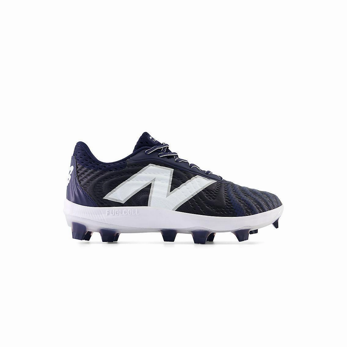 New Balance Men's FuelCell 4040 V7 Molded Baseball Cleats - Team Navy / Optic White - PL4040N7 kids' enjoyment