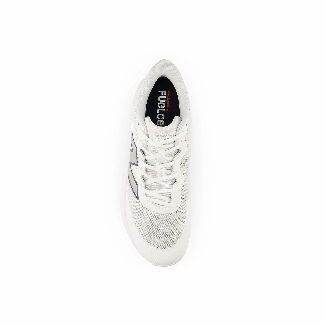 New Balance Men's FuelCell 4040 V7 Turf Baseball Shoes - Optic White / Rain Cloud - T4040W7 Running Economy Anti Wrinkle